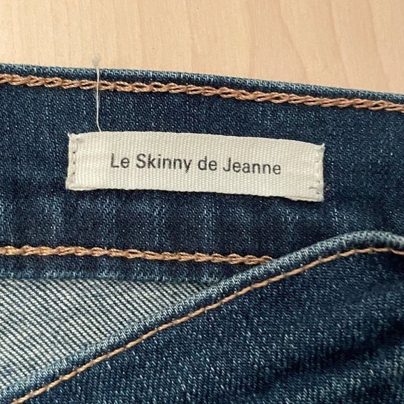 FRAME Le Skinny de Jeanne Denim Dark Wash Jeans 27 - Picture 10 of 10